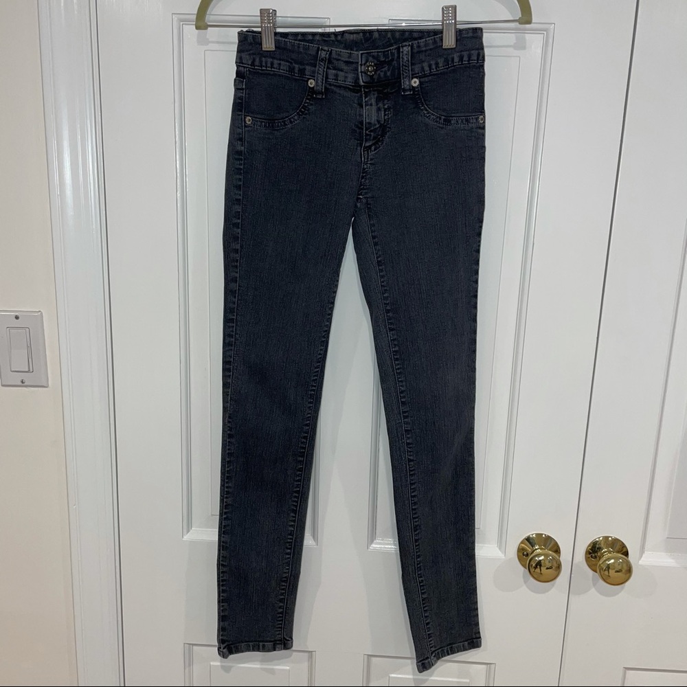 Carmar black skinny jeans washed skinny jeans stretch size 25